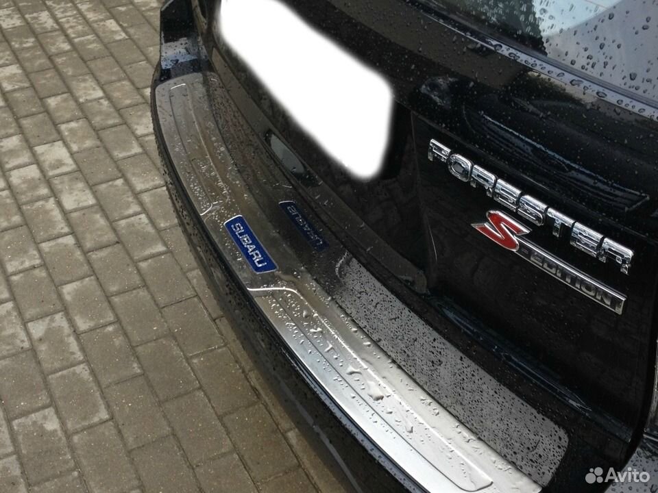 Накладка на бампер Субару Форестер - Subaru Forest