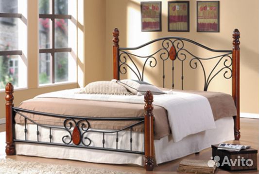 Кровать металлическая PS-819 (160х200) | Интернет-магазин | Эра-Мебели