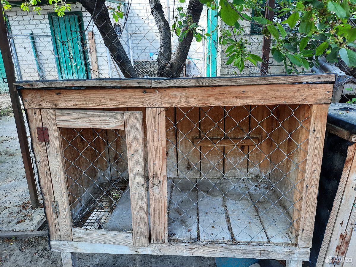 Деревянные клетки для кроликов купить на Зозу.ру - фотография № 1