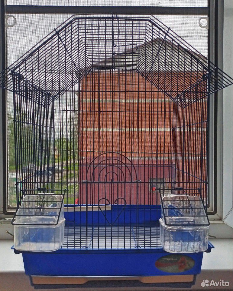 Клетка для птицы, корм для насекомоядных птиц купить на Зозу.ру - фотография № 1