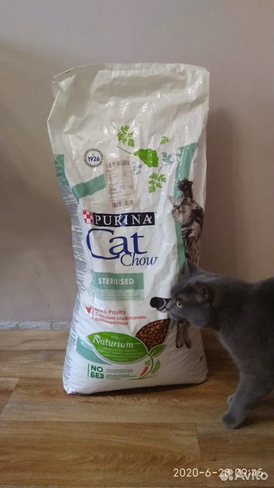 Сухой корм для кошек Cat Chow для стерелизованных купить на Зозу.ру - фотография № 1