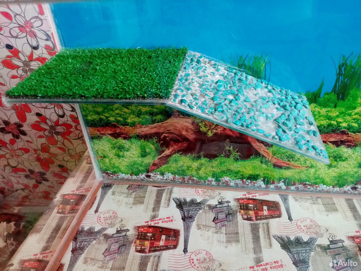 Акватеррариумы для красноухой черепахи купить на Зозу.ру - фотография № 3