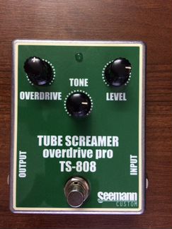 Педаль гитарных эффектов ts-808 tube screamer