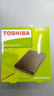 Внешний жёсткий диск Toshiba 500 Gb USB 3.0