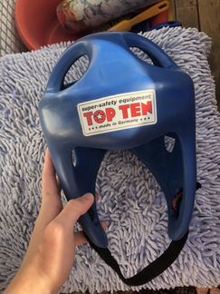 Шлем top ten синий