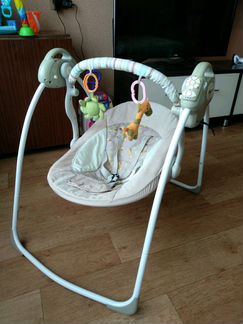 Качели-шезлонг для младенцев babycare