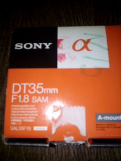 Объектив Sony DT 35mm F1.8SAM