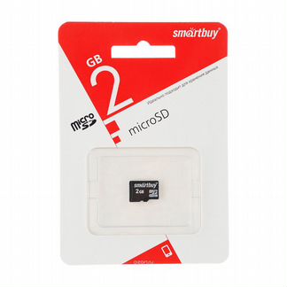 Карта памяти microSD SmartBuy 2Gb