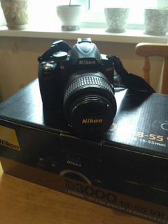Продам фотоаппарат nikon D3000 18-55VR Kit