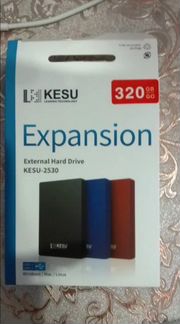Внешний жесткий диск. 320 Гб. USB 3.0. Новый