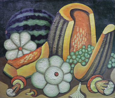 Натюрморт с тыквой. Вахтанг Георгобиани, 1970-е