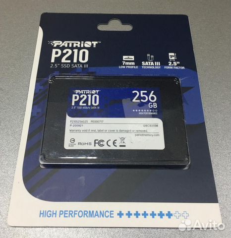 SSD 256Gb 2.5