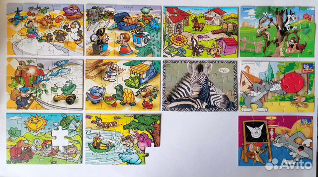 Пазлы из киндер-сюрприз