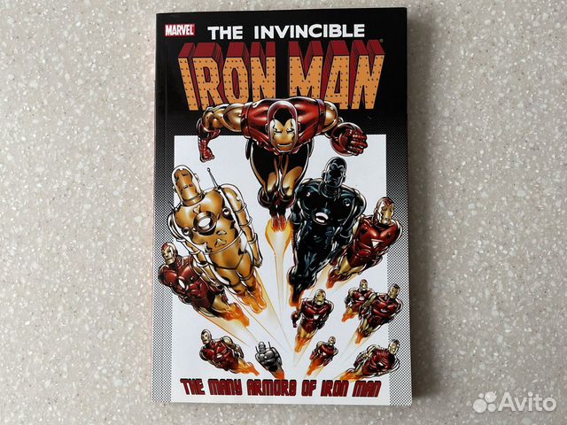 Книга комиксов Iron Man на английском