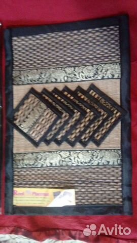 Салфетки сервировочные для суши на 6персон