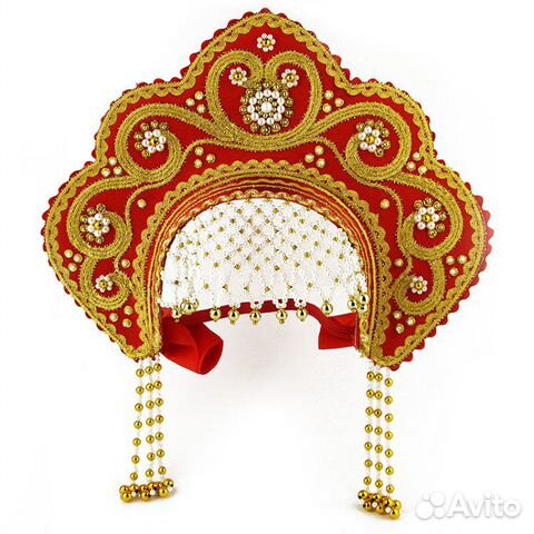 Кокошник русский национальный детский в аренду