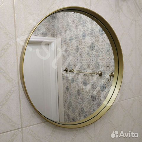 Зеркало круглое Gold