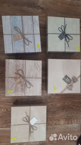 Подарочные коробки набор 3шт