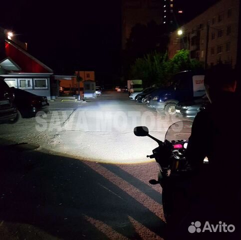 Bi Led светодиодные линзы на мотоцикл