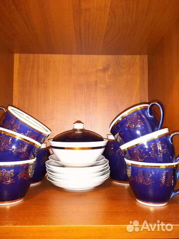 Столовый сервиз cobalt СССР