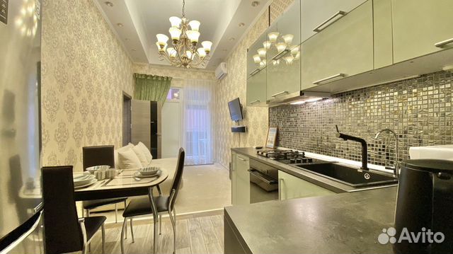 

1-к. квартира в апарт-отеле, 50 м², 2 кровати