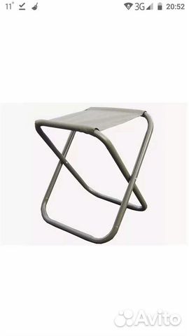 Стул складной походный, табурет, кемпинг. Алюминий