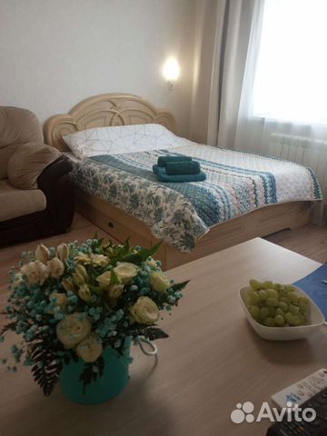

Квартира-студия, 28 м², 2 кровати