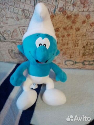Мягкая игрушка смурфик
