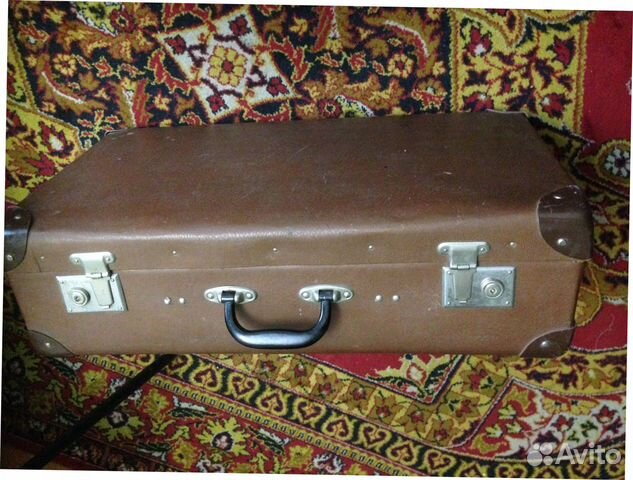 Ретро.Большой дорожный Советский чемодан
