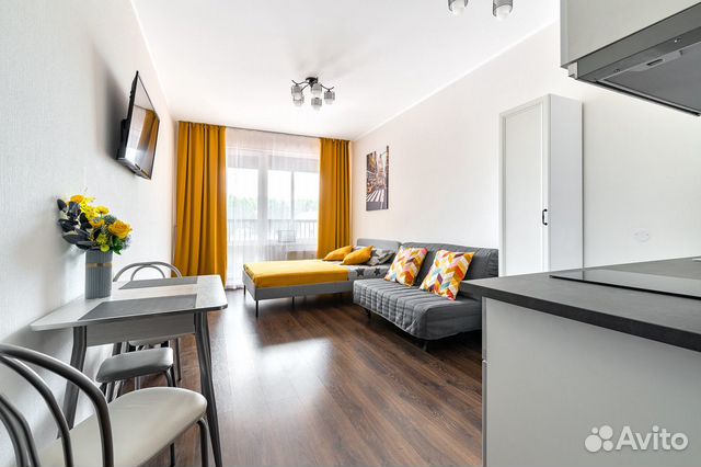 

Квартира-студия, 25 м², 2 кровати