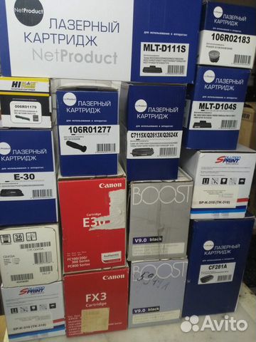 Лазерные картриджи новые HP, Canon, Kyocera и др