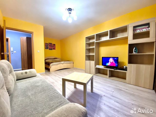 

1-к. квартира, 42 м², 2 кровати