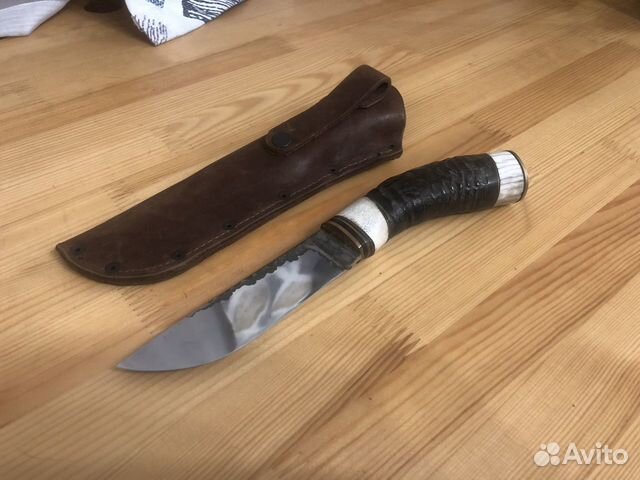 Нож ручка из рога