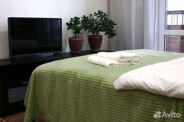 

1-к. квартира, 43 м², 2 кровати