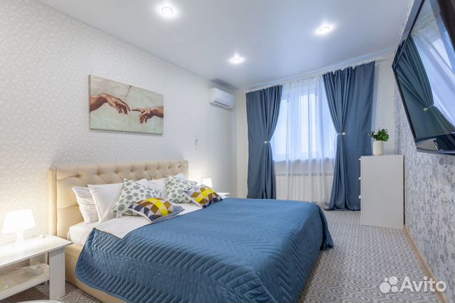 

1-к. квартира, 42 м², 2 кровати