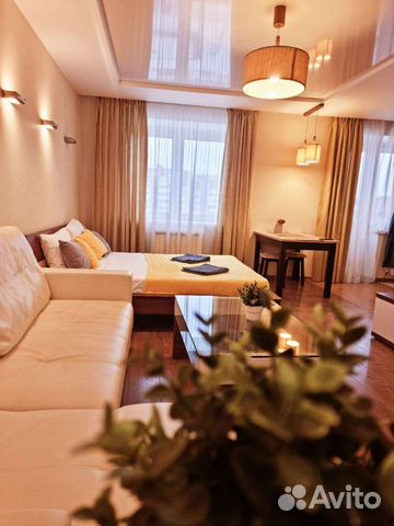 

Квартира-студия, 45 м², 2 кровати
