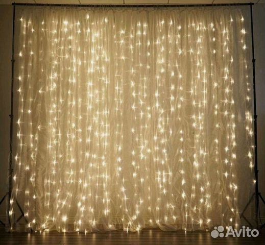 Гирлянда штора