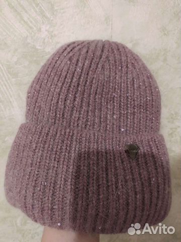 Шапка ангора зимняя женская новая