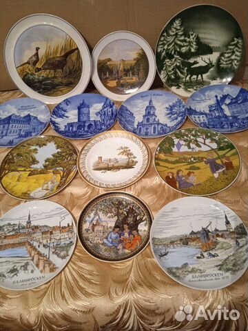 Фарфоровые коллекционные тарелки