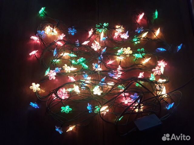 Елочная гирлянда СССР