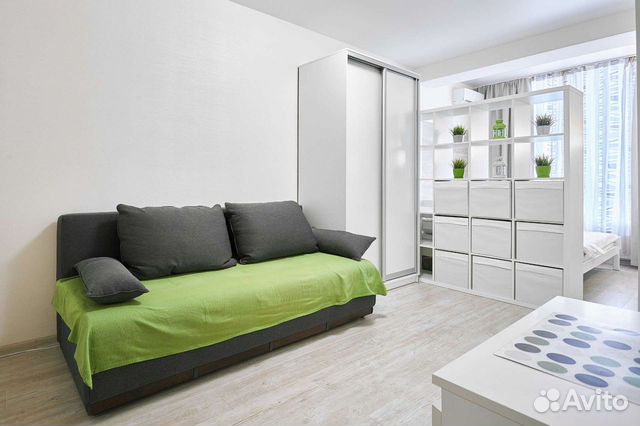 

1-к. квартира, 41 м², 2 кровати