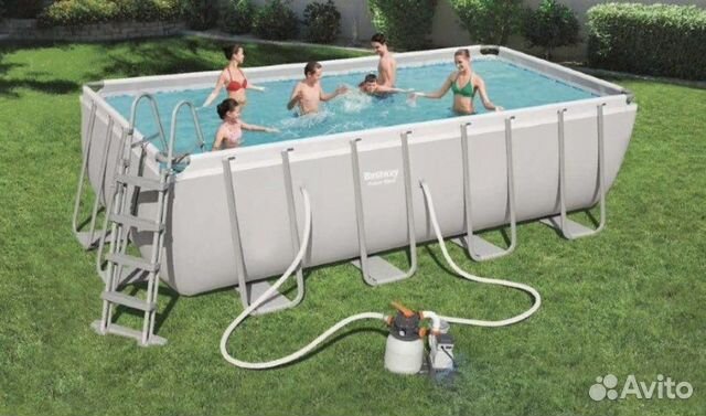 Каркасный бассейн 488х244х122 см