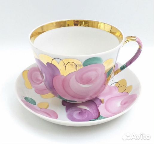 Чайная пара чашка агашка