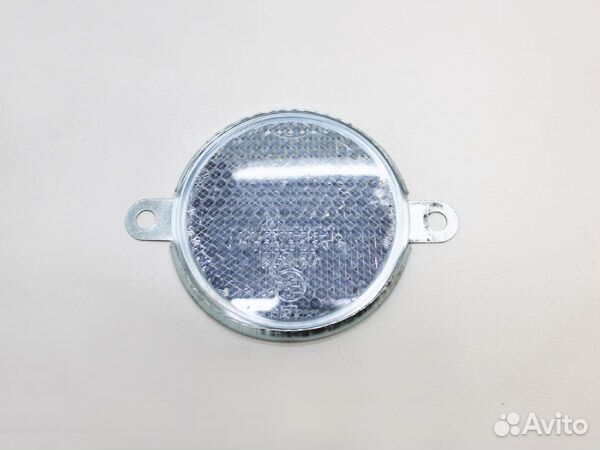 Светоотражатель (катафот) круглый белый