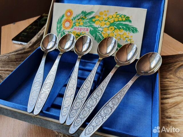 Чайные ложки мельхиор СССР