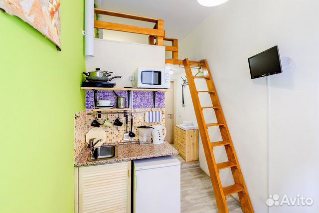 

Квартира-студия, 12 м², 2 кровати