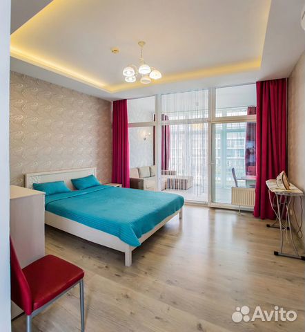 

1-к. квартира, 45 м², 2 кровати