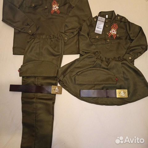 Детская военная форма, Новая, рост 98-158см