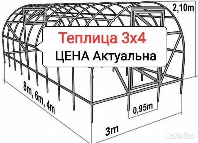 Теплица Оцинкованная