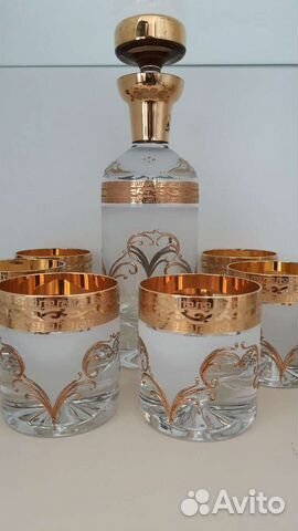 Набор графин и 6 стаканов для виски